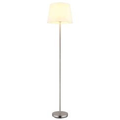 Globo Lighting Joris Stehlampe 1x40 W weiß-nickel 40100101
