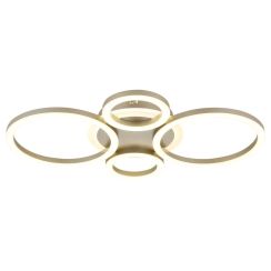 Globo Lighting Loretta Deckenlampe 4x40 W braun 48039-40CO