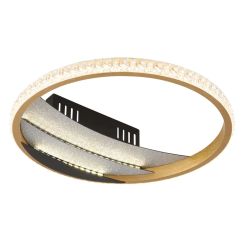 Globo Lighting Constance Deckenlampe 1x12 W schwarz-gold 48493-12