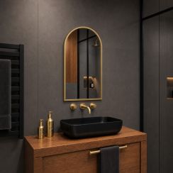 Baltica Design Aluma Spiegel 50x70 cm gold 5904107933641