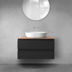 Set Badschrank Oltens Vernal 60001300, Waschtischplatte Oltens Vernal 63017060