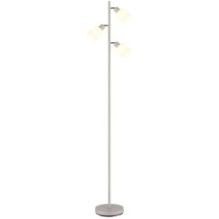 Globo Lighting Trent Stehlampe 1x25 W weiß-sandig 54114-3S