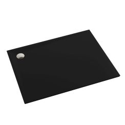 Schedpol Etrusco Black Mat Rechteckige Duschwanne 80x70 cm schwarz 3.468/C/MG
