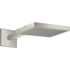 Axor Starck Kopfbrause mit Brausearm 24x24 cm quadratisch stahl 10925800