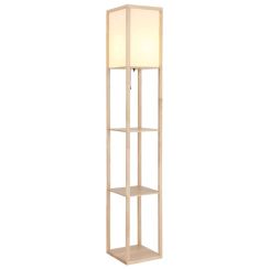 Globo Lighting Tabitha Stehlampe 1x60 W weiß-braun 58611
