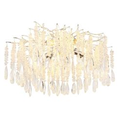 Globo Lighting Kinga Deckenlampe x40 W transparent-silber 64141D