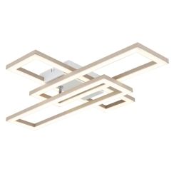 Globo Lighting Wilton Deckenlampe 3x24 W weiß-sandig 67381-24