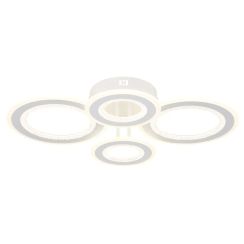 Globo Lighting Anthony Deckenlampe 4x54 W weiß-transparent 67372-54