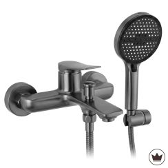 Rea Vision Badewannen- und Duscharmatur Wandmontage graphit REA-B6730