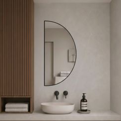 Baltica Design Aluma Spiegel 50x100 cm schwarz 5904107933719