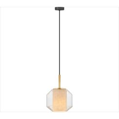 Zuma Line Solix Pendelleuchte 1x25 W schwarz-gold DU32201/1L