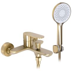 Rea Drop Badewannen- und Duscharmatur Wandmontage gold REA-B6399