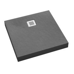 Schedpol New Horizons Grey Stone Quadratische Duschwanne 100x100 cm grau 3.3402/S/ST-M2