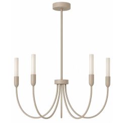 Argon Augustine Pendelleuchte 5x6 W weiß-beige 2199
