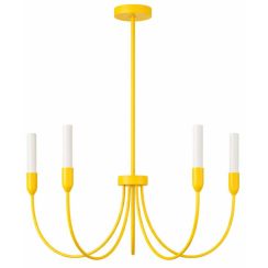 Argon Augustine Pendelleuchte 5x6 W weiß-gelb 2201