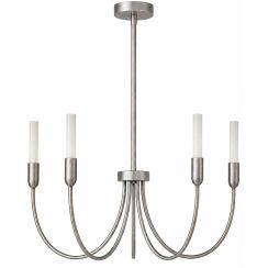 Argon Augustine Pendelleuchte 5x6 W weiß-nickel 2205