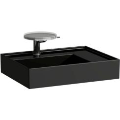 Laufen Kartell Waschbecken 60x46 cm rechteckig Klassisch schwarz glanz H8103340201111