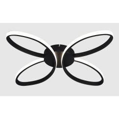 Zuma Line Rosentra Deckenlampe 1x6 W schwarz C241060002