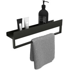 Rea SF01 Badezimmerregal 45 cm schwarz REA-06000