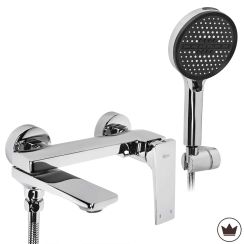 Rea Prime Badewannen- und Duscharmatur Wandmontage chrom REA-B6749