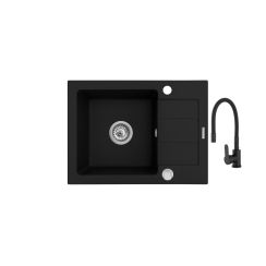 Pyramis Next Küchenspüle mit Armatur schwarz/schwarz 070166501FN