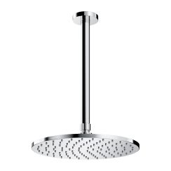 Omnires SlimLine Kopfbrause mit Brausearm 25x25 cm rund chrom WSSET1CR