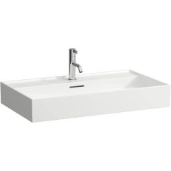 Laufen Kartell Waschbecken 80x46 cm rechteckig Klassisch weiß glanz H8163360001041