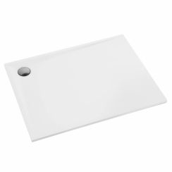 Schedline Libra White Mat Rechteckige Duschwanne 90x80 cm weiß 3SP.L1P-8090/B/MG