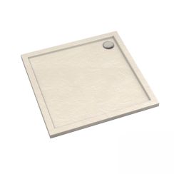 Schedline Sharper Cashmere Stone Quadratische Duschwanne 90x90 cm beige 3S.S1K-9090/PK/ST