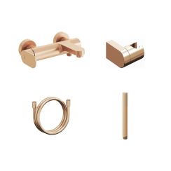 Ravak Eleganta Badewannen- und Duscharmatur Wandmontage gold X07S137