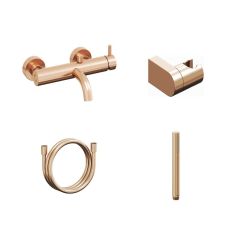 Ravak Espirit Badewannen- und Duscharmatur Wandmontage gold X07S127