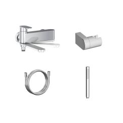 Ravak Chrome II Badewannen- und Duscharmatur Wandmontage chrom X07S119