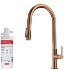 Set Küchenarmatur Franke Maris Slim Clear Water J Pull-Out 120.0736.602, Untertischfilter Franke Pro M Connect 150.0752.886