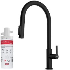 Set Küchenarmatur Franke Maris Slim Clear Water J Pull-Out 120.0730.911, Untertischfilter Franke Pro M Connect 150.0752.886