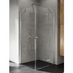 New Trendy Kalibra Duschkabine 110x90 cm rechteckig chrom Glanz/durchsichtiges Glas K-5035