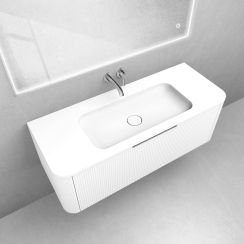 Set Badschrank Oltens Hamnes 60025000, Waschbecken Oltens Hamnes 40215900