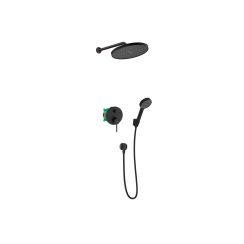 Hansgrohe Zesis S Duschset Unterputz mit Kopfbrause schwarz 88002342