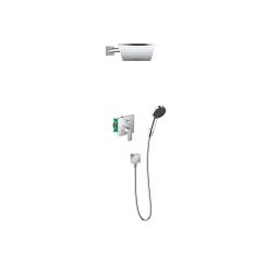 Hansgrohe Vernis Shape Duschset Unterputz mit Kopfbrause chrom 88002343