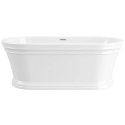 Rea Olivia Freistehende Badewanne 169.5x77 cm oval weiß REA-W0507