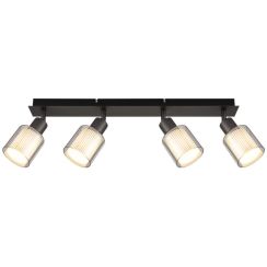 Globo Lighting Villegas Deckenlampe 4x25 W schwarz 54456-4