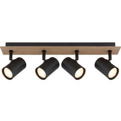 Globo Lighting Linca Deckenlampe 4x25 W schwarz 57905-4