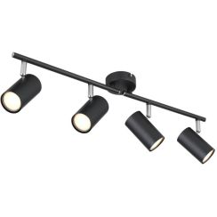 Globo Lighting Allvi Deckenlampe 4x25 W schwarz 57914-4
