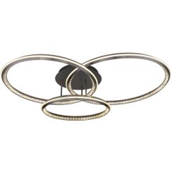 Globo Lighting Norberto Deckenlampe 1x30 W schwarz 67382-30