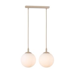 Emibig Cosmo Pendelleuchte 2x10 W beige 1790/2