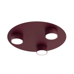 Emibig Bolx Deckenlampe 3x10 W burgund 1806/3