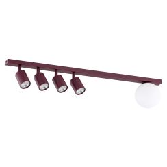 Emibig Baster Deckenlampe 5x10 W burgund 1816/5