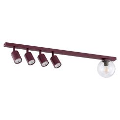Emibig Baster Deckenlampe 5x10 W burgund 1817/5