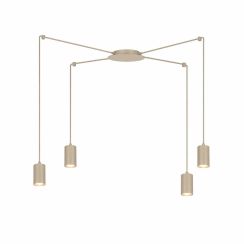 Emibig Traker Pendelleuchte 4x10 W beige 1821/4