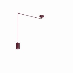 Emibig Traker Pendelleuchte 1x10 W burgund 1822/1