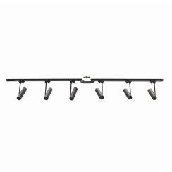 Zuma Line Black Schienensystem-Set mit Strahlern 6x35 W schwarz 3026